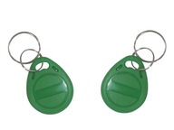 RFID TAG kulcstartó Egyedi 125kHz T5577 EM4305 programozható zöld 10 darab