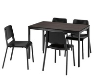 IKEA VANGSTA/TEODORES Stôl a 4 stoličky 120/180 cm