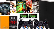 SONY PLAYSTATION KONSOLA SLIM PS3 320 GB 2X NOWY PAD PADY SUPER PAKIET GIER