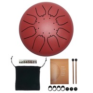 3/6/8 Inch Steel Tongue Drum Set Handpan Drum Pad Tank with Drumstick