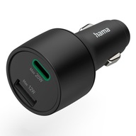 Ładowarka samochodowa Hama 32W USB C, USB A