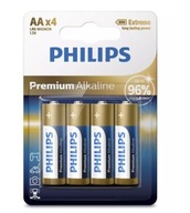 Elem Philips LR6M4B/10 Prémium Alkáli AA 4 db