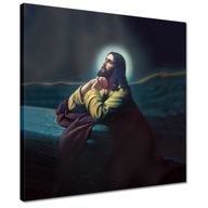 Obrazy 40x40 Modlitwa w Ogrójcu Jezus