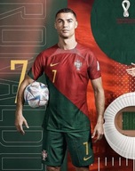 Plakat Piłkarski Cristiano Ronaldo Real Madryt Portugalia 70x50 cm #1