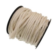 pletené prírodné bavlnené lano