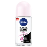 Nivea Black&White Invisible Clear 48H Roll-On dámsky Antiperspirant 50M