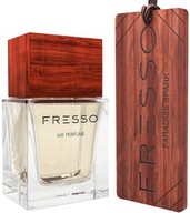 FRESSO PARADISE SPARK ZESTAW PERFUMY DO SAMOCHODU 50 ML + ZAWIESZKA DO AUTA