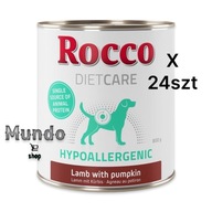 Mokra karma Rocco Diet Care Hypoallergen Smak Jagnięcina 800 g 24 szt
