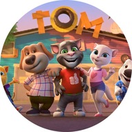 OPŁATEK NA TORT MY TALKING TOM DUŻY WYBÓR + GRATIS TEKST