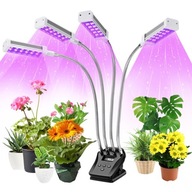 Lampa LED do hodowli uprawy roślin Wyświetlacz LCD 4 głowice 96w