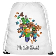 WOREK WORKOPLECAK NA BUTY DO SZKOŁY MINECRAFT