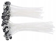 Gyertyatartó kanóc hosszú, pamut 25 cm 50 db