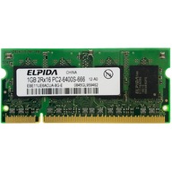 Pamäť RAM DDR2 ELPIDA 69203701 1 GB