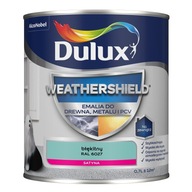 Dulux Weathershield smalt na drevo kov a PVC modrý RAL 6027 0,7l