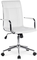 Fotel Halmar PORTO 2 - Biały, Chromowany, Elegancki Design