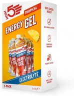 High5 Energy Gel zestaw 5 żeli energetycznych z elektrolitami tropikalne60g