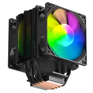Chłodzenie Komputerowe Procesora Dual Fan LED RGB INTEL/AMD