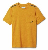 T-shirt koszulka Columbia Tech Trek żółta 128/134