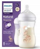 AVENT BUTELKA ANTYKOLKOWA NATURAL 3 RESPONSE 260ml