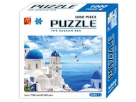 Puzzle 70x50 cm Egejské more 1000 dielikov v krabičke