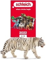 SCHLEICH 14731 BIAŁY TYGRYS FIGURKA + KATALOG