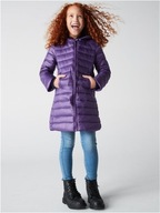 M&Co Dlhý kabát , fialový 116-122
