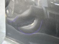 door left rear part rear. FORD FIESTA MK8 5D