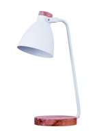 Lampka biurkowa Malmo LOFT Biała E27 Drewno