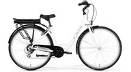 Rower elektryczny M-Bike E-City 728 rama 43 cm koło 28 " biały 250 W