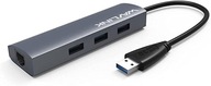Adapter USB Wavlink Aluminium 3 porty HUB USB 3.0