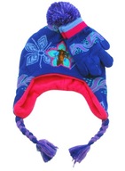 Zestaw zimowy dziecięcy Czapka Peruwianka Rękawiczki Disney Mulan 48-54cm