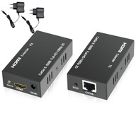 KONWERTER HDMI PO SKRĘTCE LAN EXTENDER 60M 3D RJ45 PRZEDŁUŻACZ RX TX