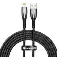 Baseus Glimmer Series kabel USB-A - Lightning 480Mb/s 2.4A 2m czarny