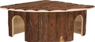 TRIXIE Veľký drevený rohový domček králika prasiatka z kávy činčily hlodavcov