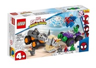 KREATYWNY ZESTAW Konstrukcyjny KLOCKI Lego SUPER HEROES Hulk vs Rhino Fajny