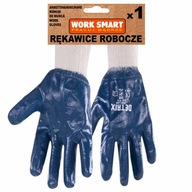 Pracovné rukavice nitrilový sťahovák odolný voči mastnotám Detrix ZENCLAS blue XL