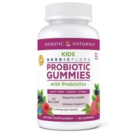 NORDIC NATURALS Kids Nordic Flora Probiotic Gummies With Prebiotics 60gummi