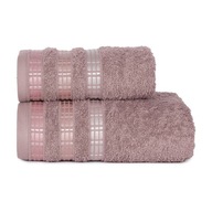 Ręcznik LUXURY bawełniany FIOLET LILIOWY elegancki 50x90