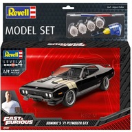 Model do sklejenia Plymouth GTX Dominic's + farby