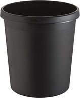 Odpadkový kôš, čierna, 18 litrov, HELIT