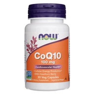 Now Foods Koenzým Q10 100 mg s hlohom 30 kapsúl