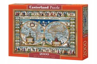 Puzzle 2000 Map of the World Castor