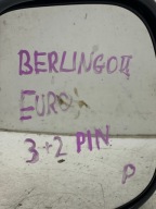 mirror right CITROEN BERLINGO II 3+2 PIN 2014 EUROPA