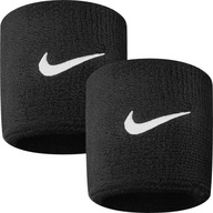 Frotki na rękę Nike Swoosh czarne 2szt NNN04010