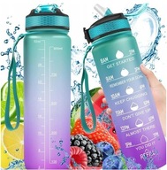 KULACS 1L VÍZI MOTIVÁCIÓS Sportpalack Fitnesz Csővel Edzőterem