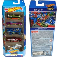 HOT WHEELS CITY 5-PAK AUTEK ZESTAW MATTEL HLY67