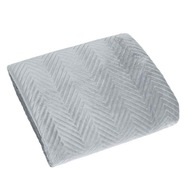 Prehoz deka na posteľ SOFIA 200x220 cm strieborná PLED