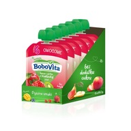 Bobovita Banan Jabłko Truskawki Kiwi ZESTAW 6x80g