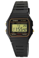 ZEGAREK CASIO RETRO MĘSKI CZARNY BUDZIK DATA ALARM STOPER