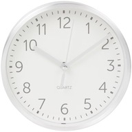 Zegar kwarcowy aluminiowy 15cm stojący / wiszący